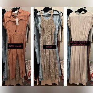 Bundle 3 Ladies Rompers Jumpers s-m